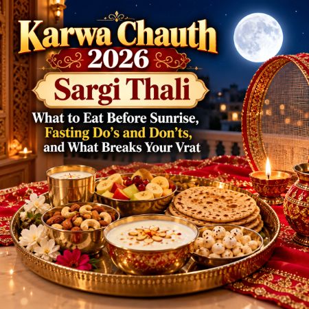 Karwa Chauth 2026 Sargi Thali: What to Eat Before Sunrise, Fasting Do’s and Don’ts, and What Breaks Your Vrat